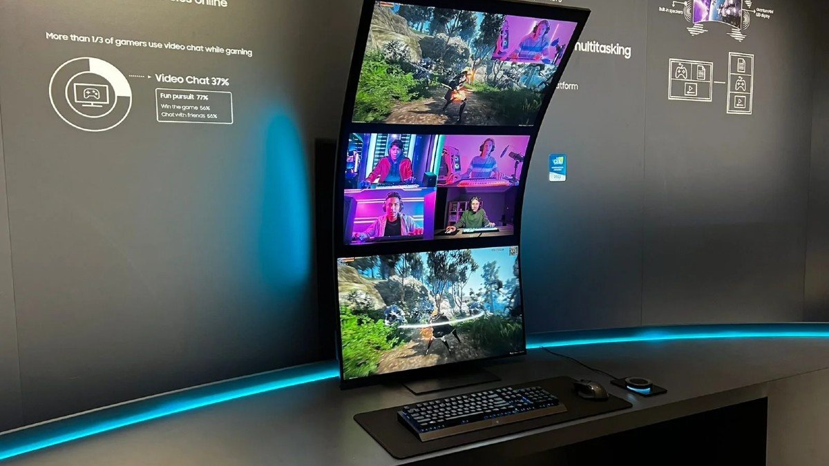 55 İnç Oyuncu Monitörü Samsung Odyssey Ark Türkiye'de Satışa Çıktı