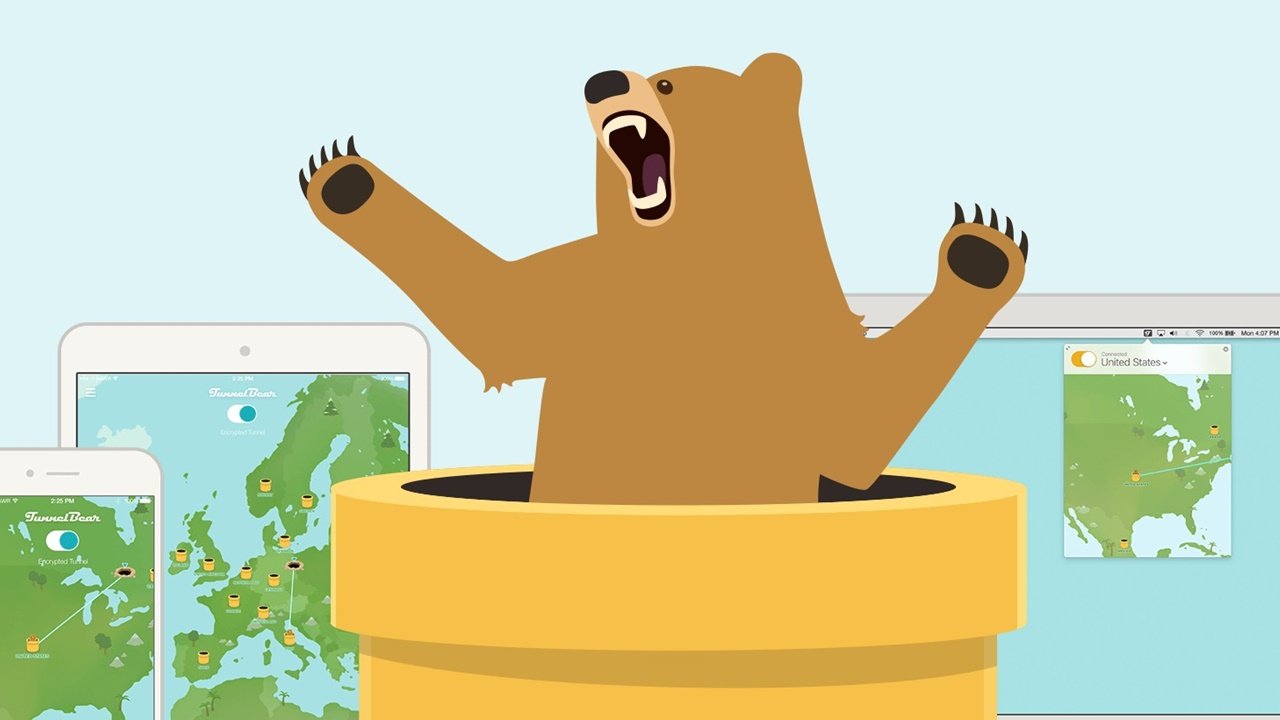 Ücretsiz VPN uygulamaları - TunnelBear