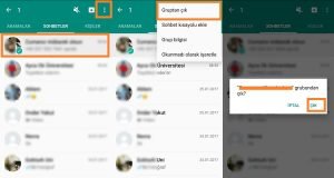 Whatsapp grubundan sessizce çıkmak