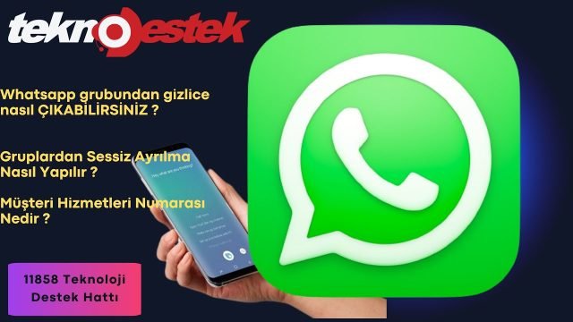 whatsapp grubundan sessizce çıkmak