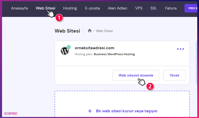 wordpress nasıl kurulur - WordPress Admin Paneline Ulaşma