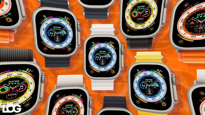 MicroLED Apple Watch Ultra LOG Tasarım