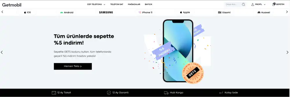 Getmobil, Yenilenmiş Telefon